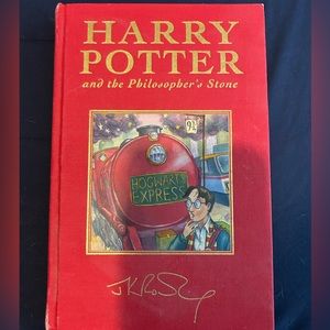 Second printing, British print of Harry Potter and the Philosopher Stone.